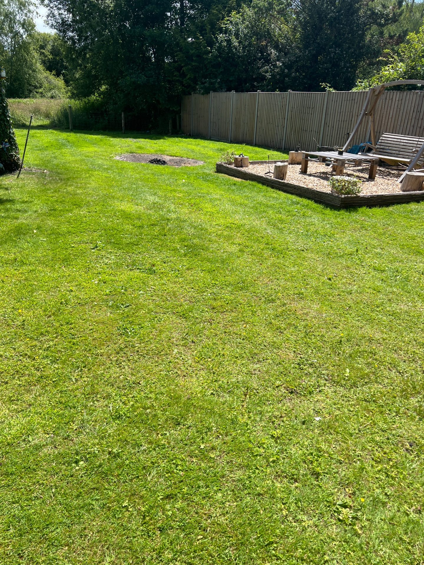 Before 2 — Lawn mow + edge + tidy in Longparish